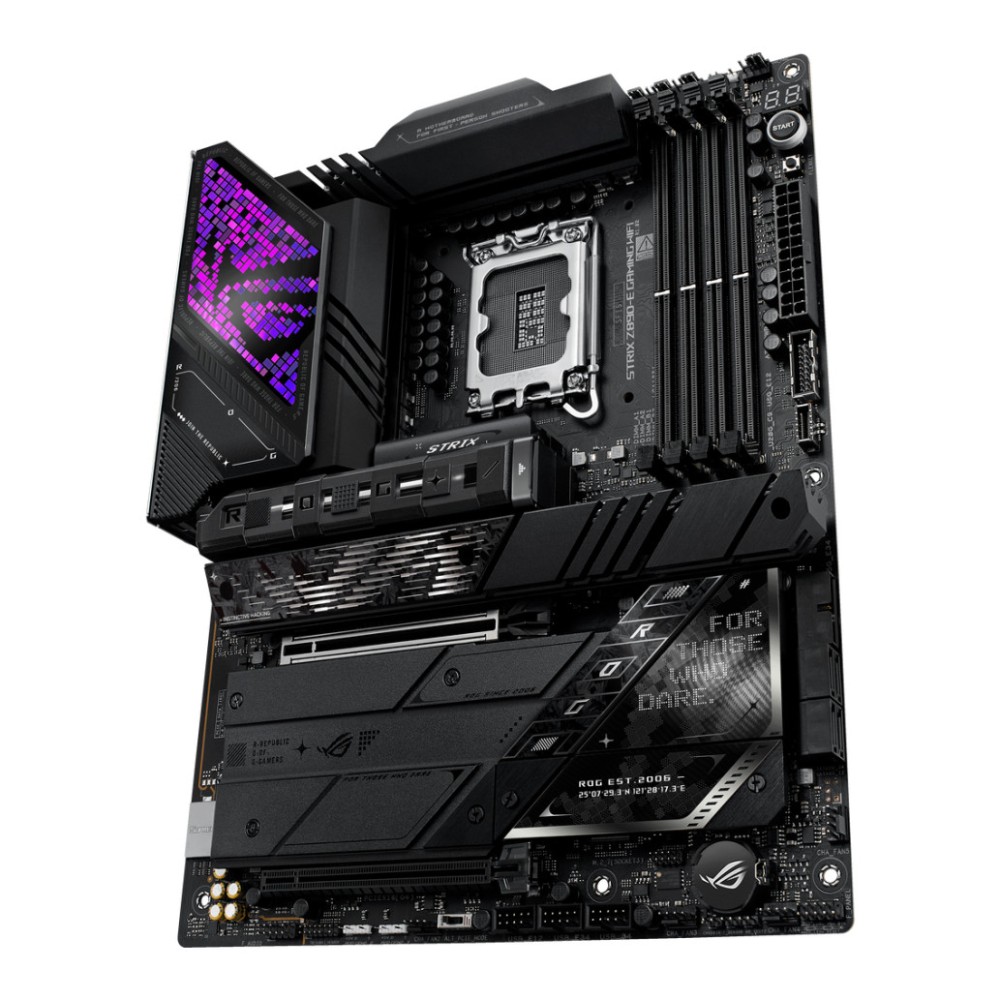 Osnovna plošča LGA1851 Asus ROG Strix Z890-E Gaming WiFi ATX 1xHDMI 2.1 1xDisplayPort 1.4a ASUS Osnovna plošča LGA1851 Asus ROG Strix Z890-E Gaming WiFi ATX 1xHDMI 2.1 1xDisplayPort 1.4a
