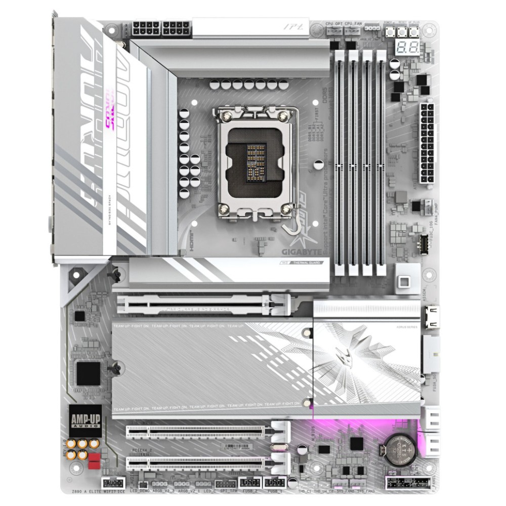 Osnovna plošča LGA1851 GigaByte Z890 Aorus Elite WIFI7 ICE ATX 1xDisplayPort GIGABYTE Osnovna plošča LGA1851 GigaByte Z890 Aorus Elite WIFI7 ICE ATX 1xDisplayPort