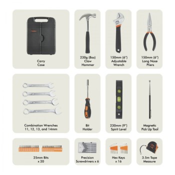 Set orodja VonHaus 53-delni - (3500020)