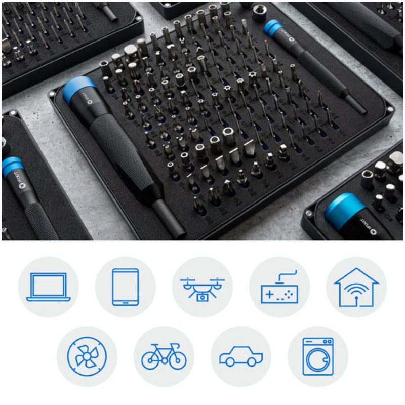 Set preciznega orodja iFixit 112-delni Manta - (EU145392-1) iFixIT Set preciznega orodja iFixit 112-delni Manta - (EU145392-1)