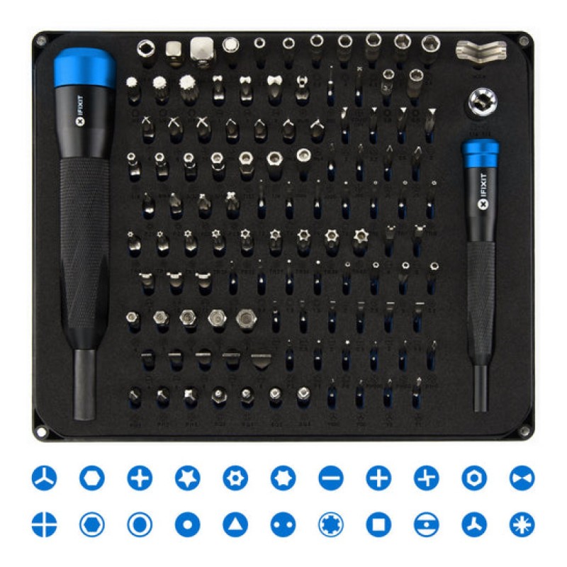 Set preciznega orodja iFixit 112-delni Manta - (EU145392-1) iFixIT Set preciznega orodja iFixit 112-delni Manta - (EU145392-1)