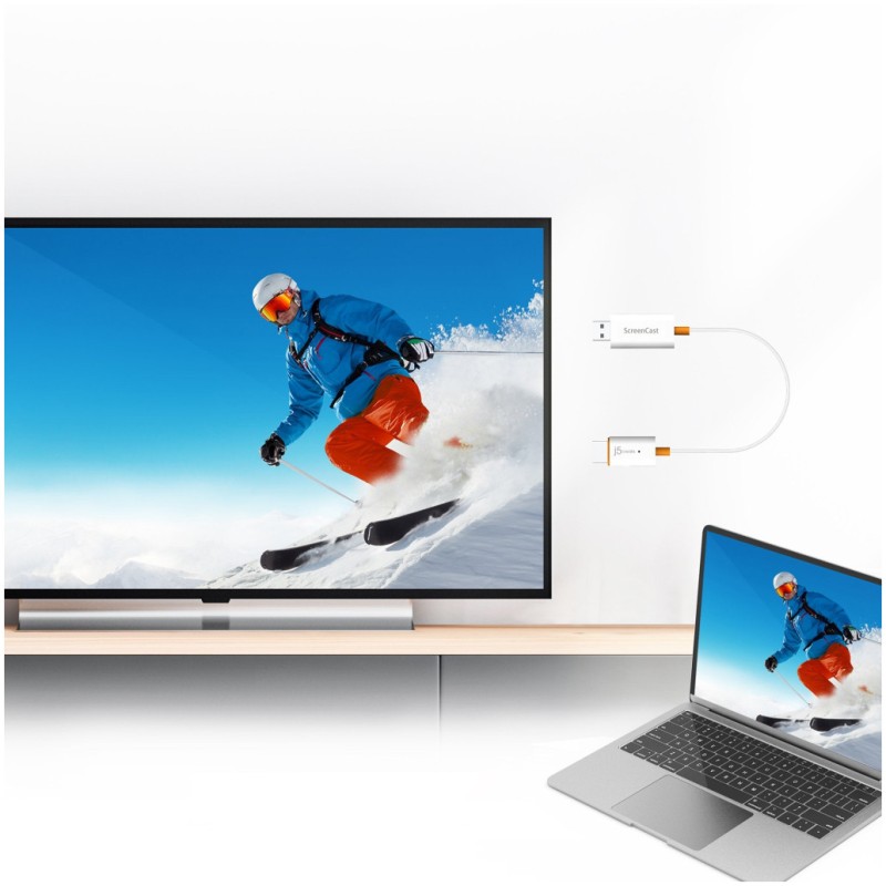 Brezžični adapter FHD j5create JVAW56-N za zrcaljenje slike na TV iz iOS, Android, Windows… j5create Brezžični adapter FHD j5create JVAW56-N za zrcaljenje slike na TV iz iOS, Android, Windows…