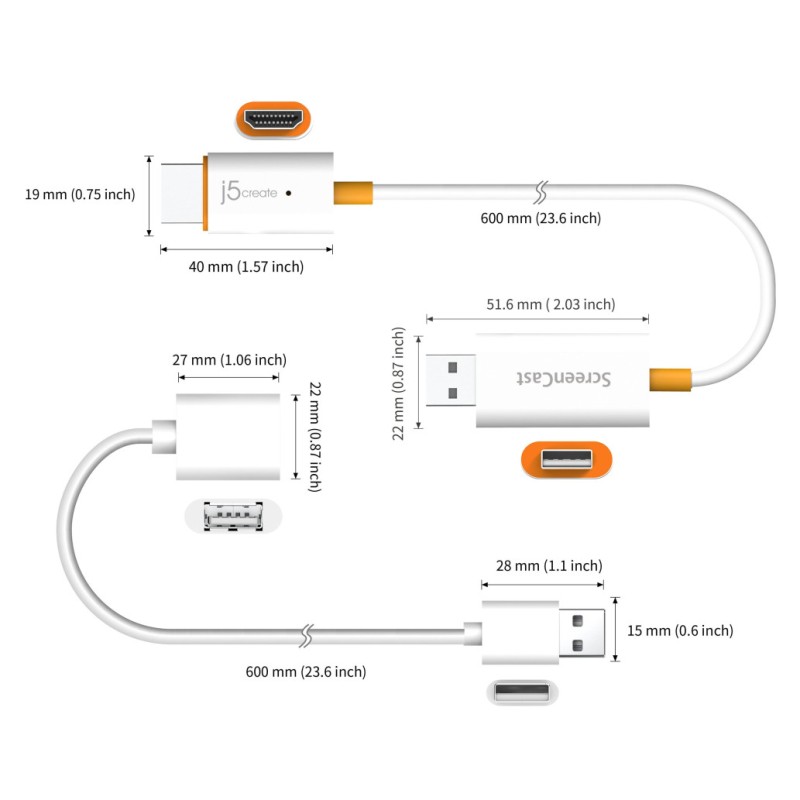 Brezžični adapter FHD j5create JVAW56-N za zrcaljenje slike na TV iz iOS, Android, Windows… j5create Brezžični adapter FHD j5create JVAW56-N za zrcaljenje slike na TV iz iOS, Android, Windows…
