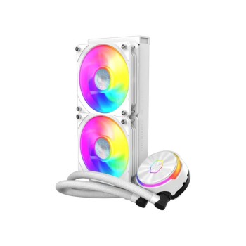 Vodno hlajenje Cooler Master MasterLiquid PL240 Flux - 240mm ARGB bela (MLY-D24M-A23PZ-RW) Vodno hlajenje Cooler Master MasterLiquid PL240 Flux - 240mm ARGB bela (MLY-D24M-A23PZ-RW)