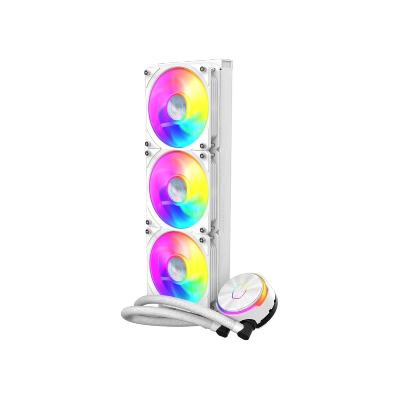 Vodno hlajenje Cooler Master MasterLiquid PL360 Flux - 360mm ARGB bela (MLY-D36M-A23PZ-RW) Cooler Master Vodno hlajenje Cooler Master MasterLiquid PL360 Flux - 360mm ARGB bela (MLY-D36M-A23PZ-RW)