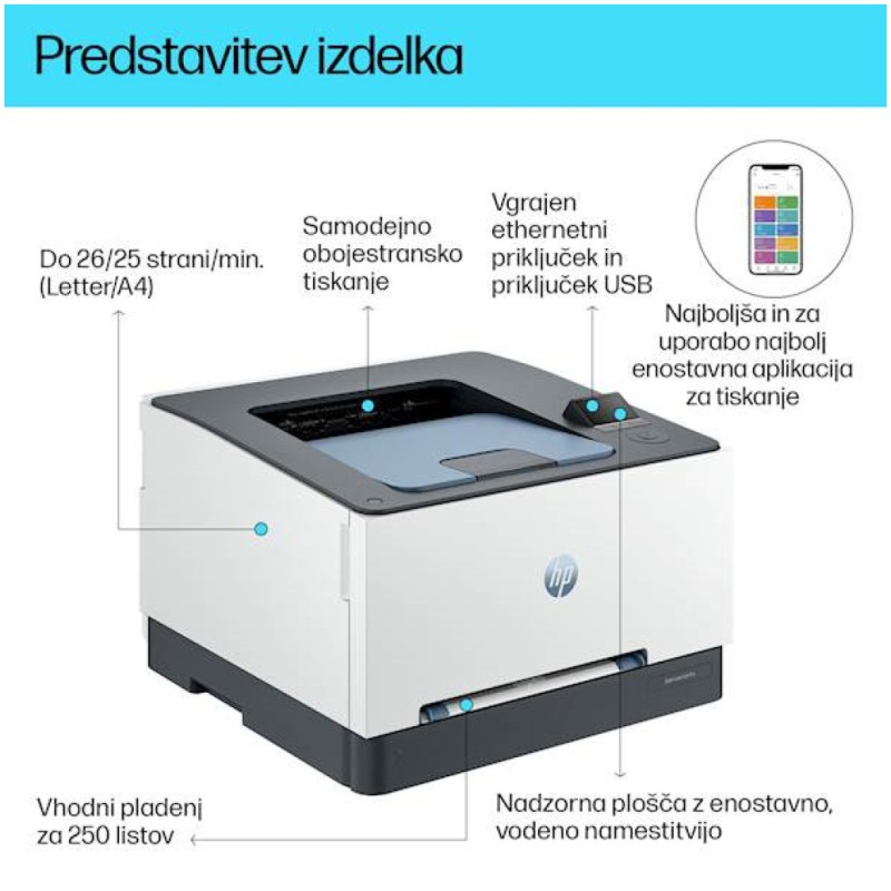 Tiskalnik laserski barvni HP LaserJet Pro 3202dn A4 duplex tisk USB LAN 30ppm (8D7L0A#B19) HP Tiskalnik laserski barvni HP LaserJet Pro 3202dn A4 duplex tisk USB LAN 30ppm (8D7L0A#B19)