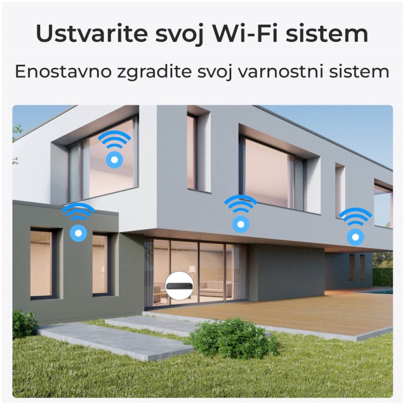 Zunanja nadzorna kamera Reolink 5 MP WiFi napajalnik horizontalno 80°/vertikalno 42° montažna nočni pogled (W320 White) Reolink Zunanja nadzorna kamera Reolink 5 MP WiFi napajalnik horizontalno 80°/vertikalno 42° montažna nočni pogled (W320 White)