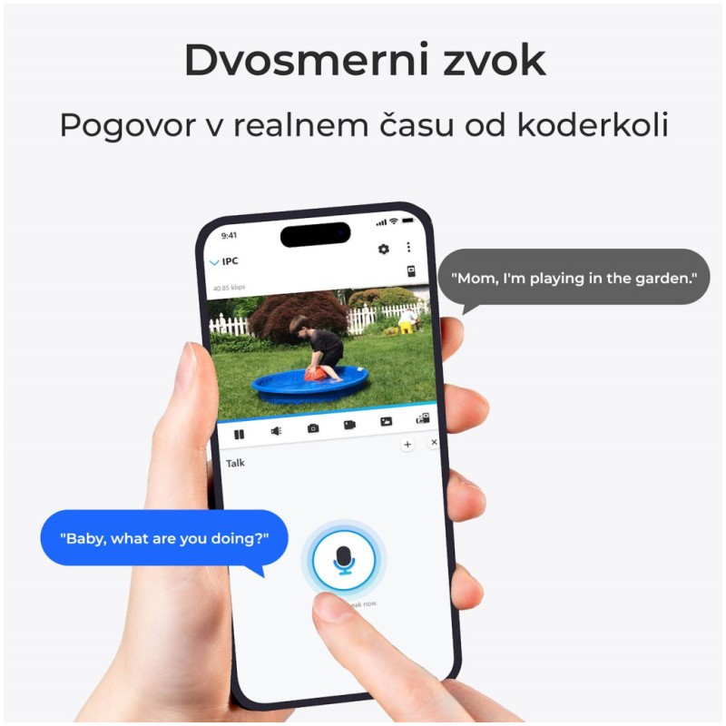 Zunanja nadzorna kamera Reolink 3 MP WiFi baterija/solarno napajanje 100° montažna nočni pogled (Argus Series B320) Reolink Zunanja nadzorna kamera Reolink 3 MP WiFi baterija/solarno napajanje 100° montažna nočni pogled (Argus Series B320)