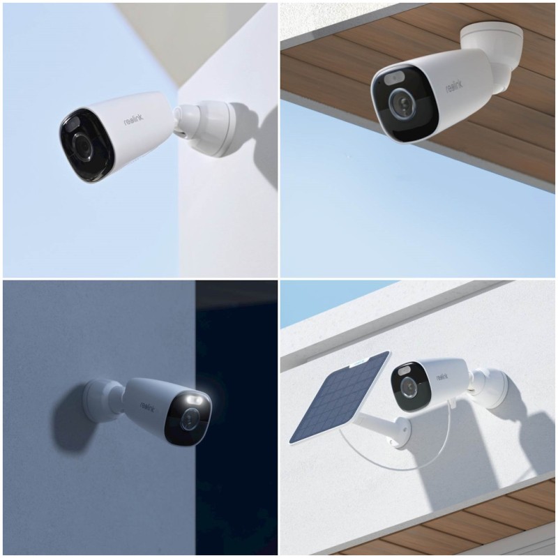 Zunanja nadzorna kamera Reolink 5 MP 2880x1616 WiFi baterija/solarno napajanje horizontalno 105°/vertikalno 55° montažna mikrofon in zvočnik (Argus Series B340) Reolink Zunanja nadzorna kamera Reolink 5 MP 2880x1616 WiFi baterija/solarno napajanje horizontalno 105°/vertikalno 55° montažna mikrofon in zvočnik (Argus Series B340)