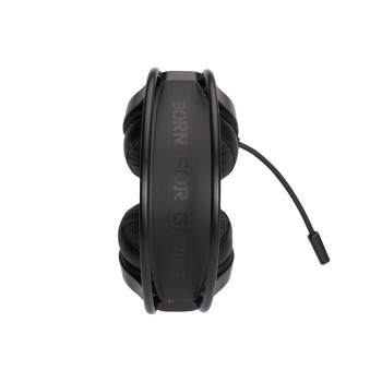 Slušalke žične Marvo naglavne z mikrofonom 2x3,5mm H8326 črna RGB (17059)