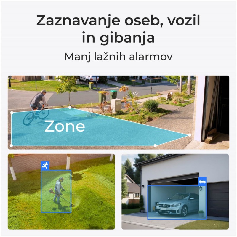 Zunanja nadzorna kamera Reolink 2880x1620 WiFi baterija/solarno napajanje mikrofon in zvočnik (Argus Series B330+SP) Reolink Zunanja nadzorna kamera Reolink 2880x1620 WiFi baterija/solarno napajanje mikrofon in zvočnik (Argus Series B330+SP)