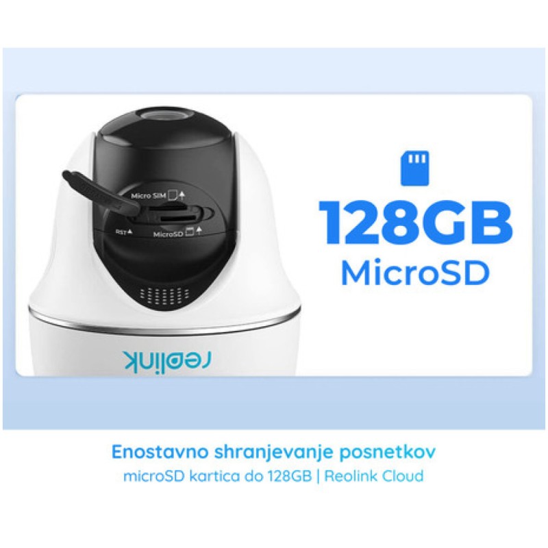 Zunanja nadzorna kamera Reolink 2880x1620 LTE/Nano Sim baterija/solarno napajanje horizontalno 95°/vertikalno 57° mikrofon in zvočnik (Go series G430) Reolink Zunanja nadzorna kamera Reolink 2880x1620 LTE/Nano Sim baterija/solarno napajanje horizontalno 95°/vertikalno 57° mikrofon in zvočnik (Go series G430)
