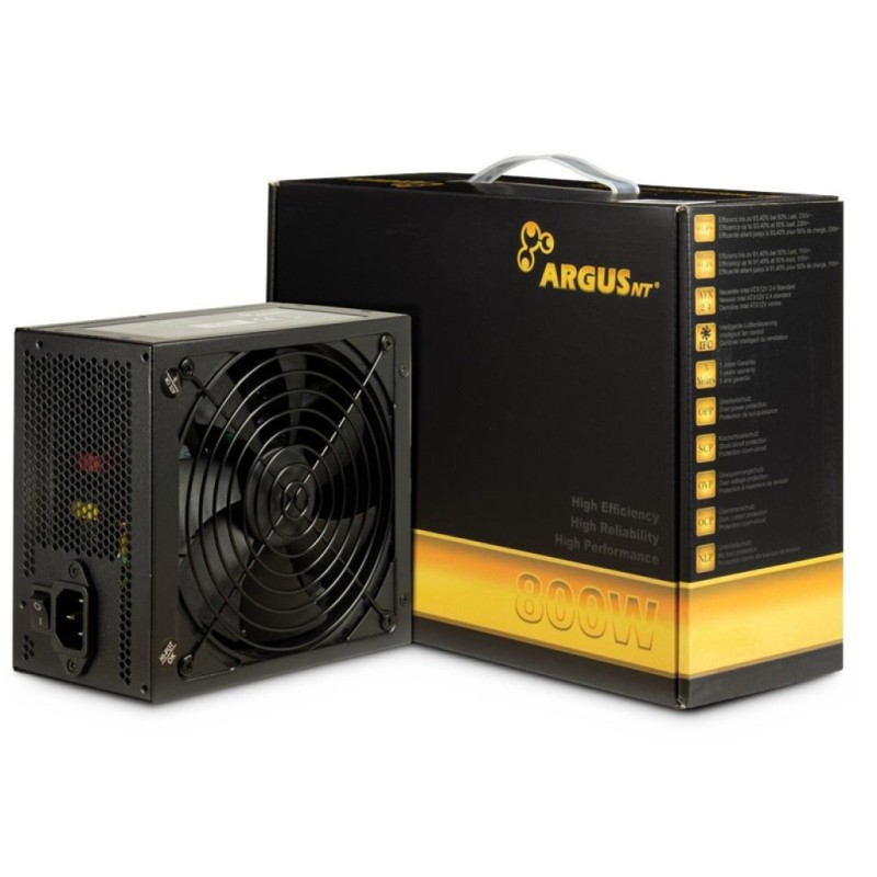 Napajalnik - 800W Inter-Tech GPS-800 Argus 80Plus Gold 93,4% 140mm črna (88882186) Inter-Tech Napajalnik - 800W Inter-Tech GPS-800 Argus 80Plus Gold 93,4% 140mm črna (88882186)
