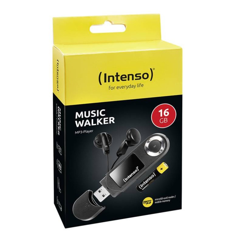 MP3 VIDEO predvajalnik Intenso Music Walker 16GB črn INTENSO MP3 VIDEO predvajalnik Intenso Music Walker 16GB črn