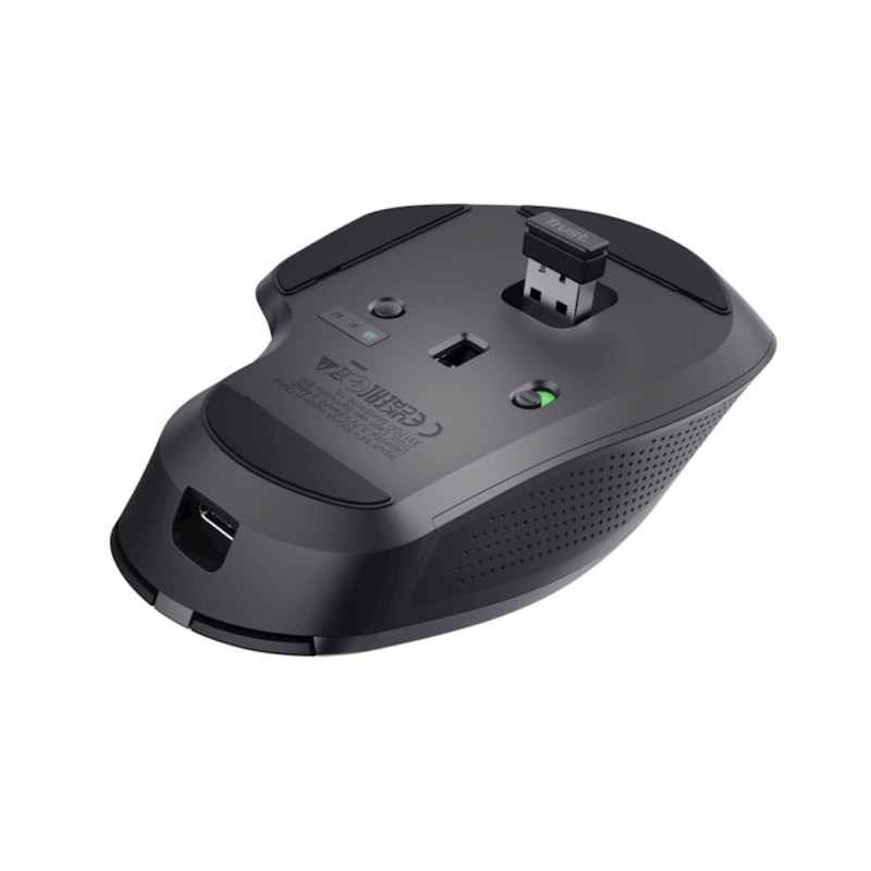 Miš brezžična + Bluetooth Trust Ozaa+ 3200DPI 6 gumbov črna (24820) TRUST Miš brezžična + Bluetooth Trust Ozaa+ 3200DPI 6 gumbov črna (24820)