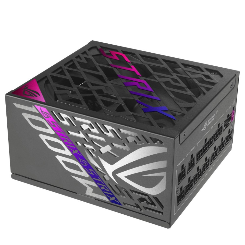 Napajalnik - 1000W Asus ROG STRIX 1000 80Plus Platinum 92% ATX 3.1 Modular 120mm črna (90YE00W1-B0NA00) ASUS Napajalnik - 1000W Asus ROG STRIX 1000 80Plus Platinum 92% ATX 3.1 Modular 120mm črna (90YE00W1-B0NA00)
