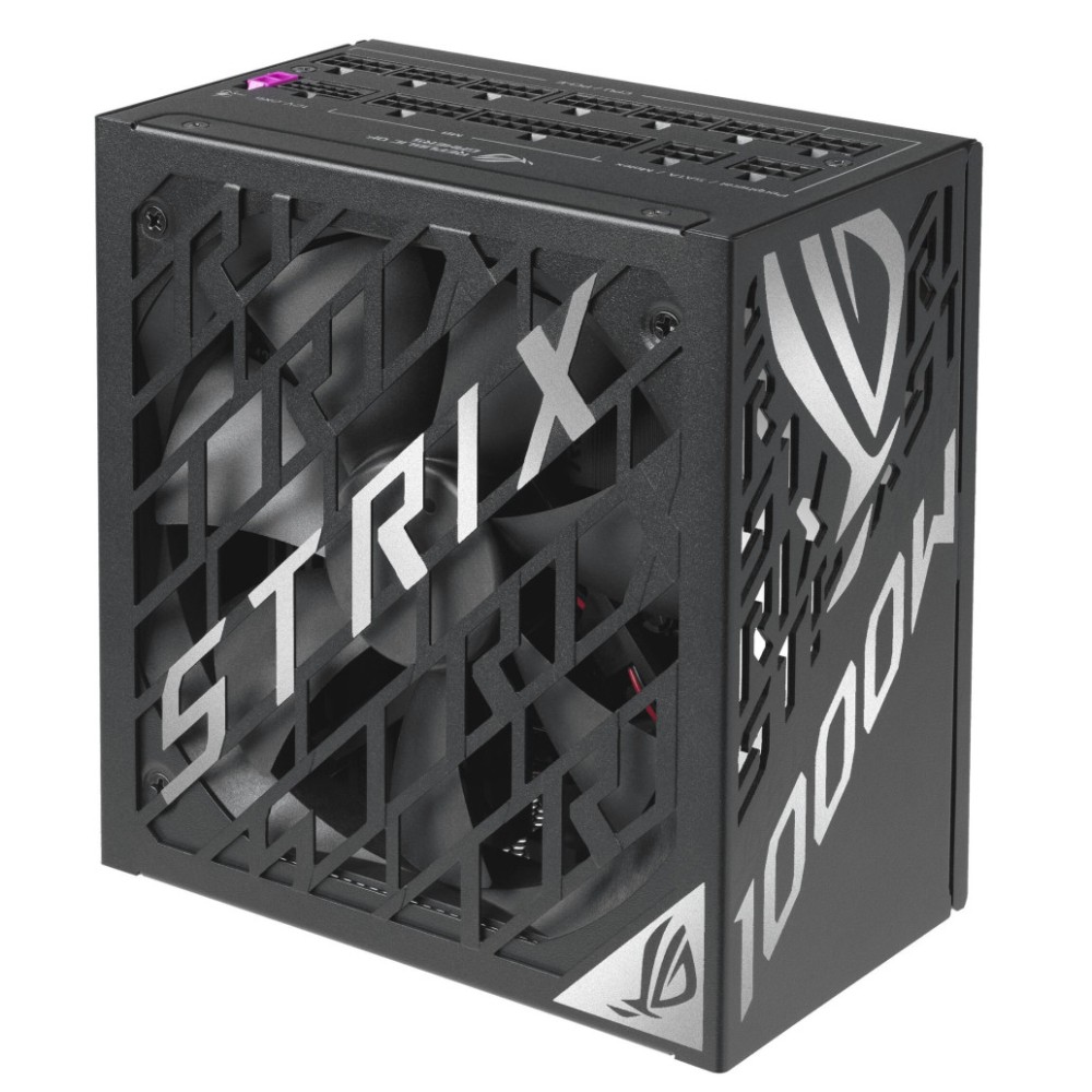 Napajalnik - 1000W Asus ROG STRIX 1000 80Plus Platinum 92% ATX 3.1 Modular 120mm črna (90YE00W1-B0NA00) ASUS Napajalnik - 1000W Asus ROG STRIX 1000 80Plus Platinum 92% ATX 3.1 Modular 120mm črna (90YE00W1-B0NA00)