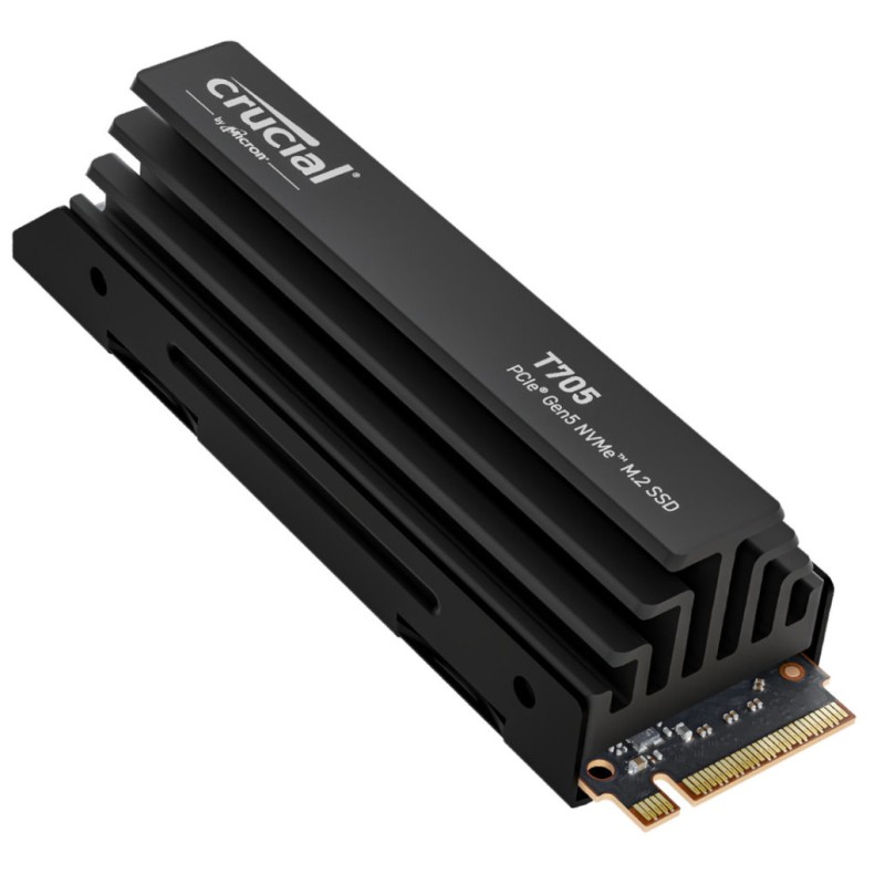 Disk SSD M.2 NVMe PCIe 5.0 4TB Crucial T705 2280 14.100/12600MB/s s hladilnikom (CT4000T705SSD5) CRUCIAL Disk SSD M.2 NVMe PCIe 5.0 4TB Crucial T705 2280 14.100/12600MB/s s hladilnikom (CT4000T705SSD5)