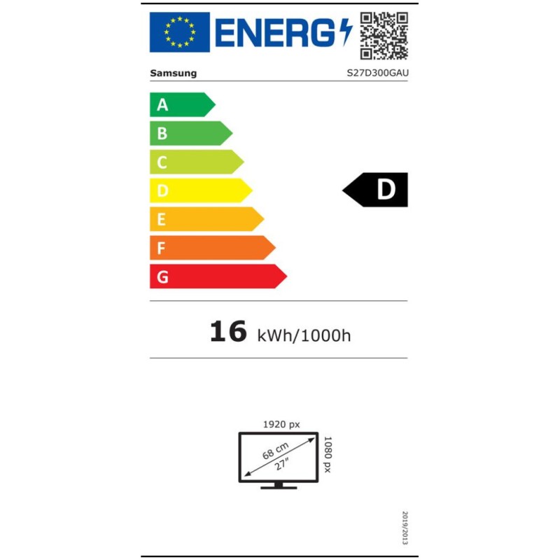 Monitor Samsung 68,6 cm (27,0) S27D300GAU 1920x1080 100Hz IPS 5ms VGA HDMI NTSC72% EssentialS3 SAMSUNG Monitor Samsung 68,6 cm (27,0) S27D300GAU 1920x1080 100Hz IPS 5ms VGA HDMI NTSC72% EssentialS3
