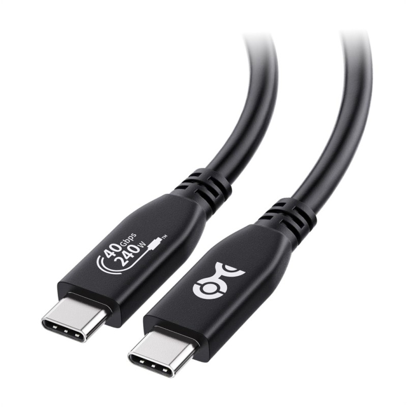 Kabel USB-C => USB-C USB4 40Gbps 240W PD 8K@60Hz 1m USB-IF certifikat kompatibilen s Thunderbolt 3/4 Cable Matters Kabel USB-C => USB-C USB4 40Gbps 240W PD 8K@60Hz 1m USB-IF certifikat kompatibilen s Thunderbolt 3/4