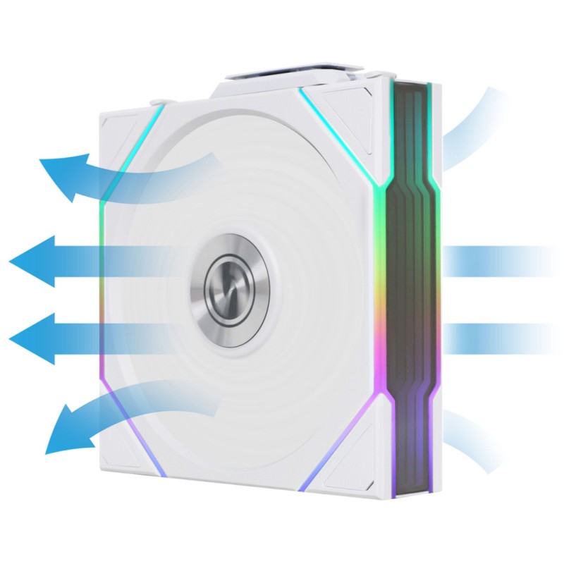 Ventilator Lian-Li UNI FAN TL Wireless Reverse Blade 120mm bela ARGB Lian-Li Ventilator Lian-Li UNI FAN TL Wireless Reverse Blade 120mm bela ARGB