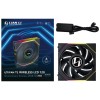 Ventilator Lian-Li UNI FAN TL Wireless LCD 120mm črna ARGB Lian-Li Ventilator Lian-Li UNI FAN TL Wireless LCD 120mm črna ARGB