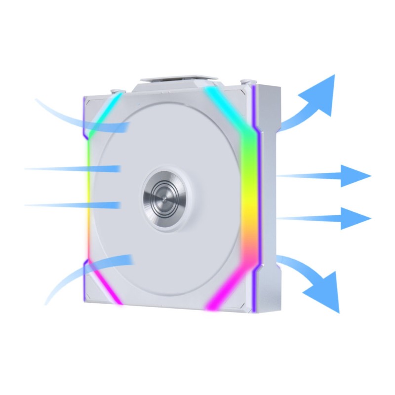 Ventilator Lian-Li UNI FAN SL Wireless 120mm bela ARGB Lian-Li Ventilator Lian-Li UNI FAN SL Wireless 120mm bela ARGB