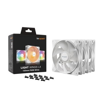 Ventilator be quiet! Light Wings LX 120mm bela RGB (3 pack) Ventilator be quiet! Light Wings LX 120mm bela RGB (3 pack)