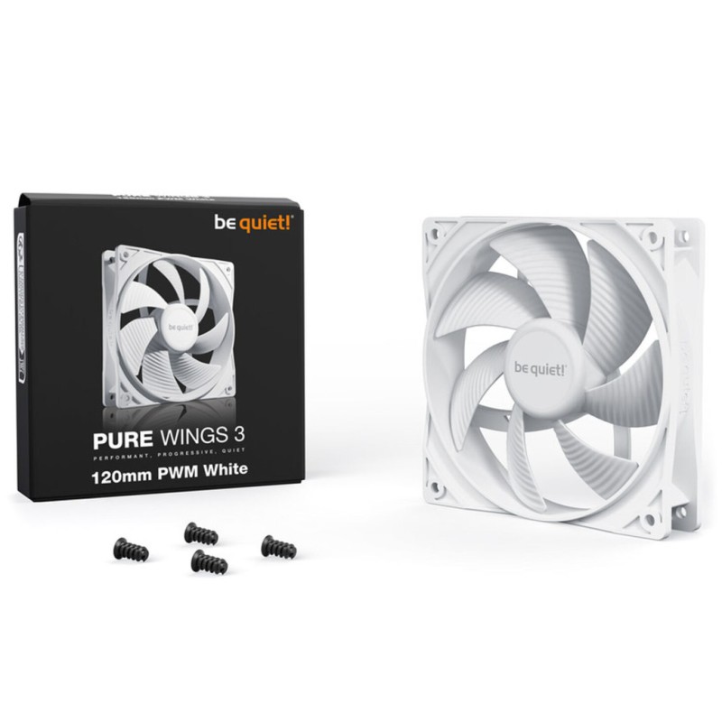 Ventilator be quiet! Pure Wings 3 120mm bela be quiet! Ventilator be quiet! Pure Wings 3 120mm bela
