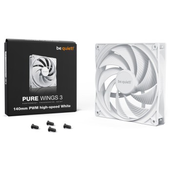 Ventilator be quiet! Pure Wings 3 High speed 140mm bela Ventilator be quiet! Pure Wings 3 High speed 140mm bela