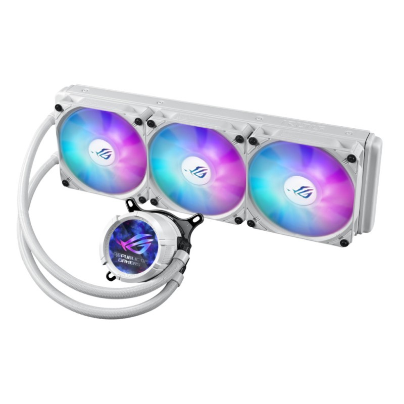 Vodno hlajenje Asus ROG Strix LC III - 360mm ARGB bela (90RC00W2-M0UAY0) ASUS Vodno hlajenje Asus ROG Strix LC III - 360mm ARGB bela (90RC00W2-M0UAY0)