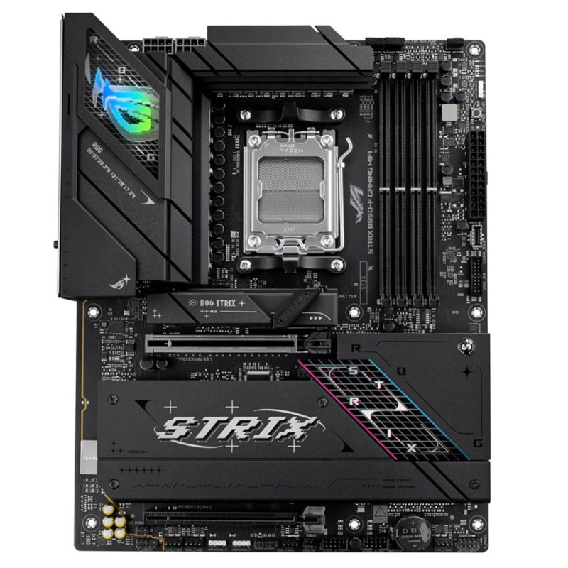 Osnovna plošča AM5 Asus ROG STRIX B850-F Gaming WiFi ATX 1xHDMI 1xDisplayPort ASUS Osnovna plošča AM5 Asus ROG STRIX B850-F Gaming WiFi ATX 1xHDMI 1xDisplayPort