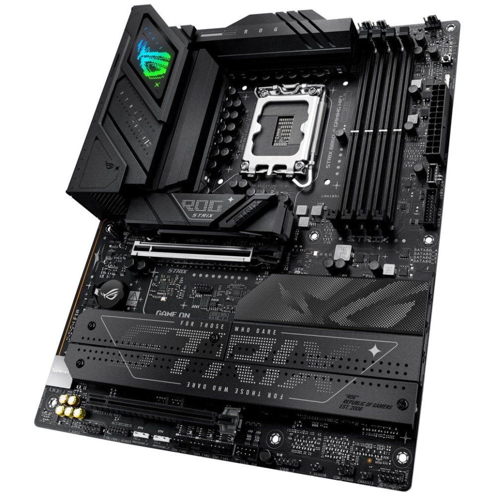 Osnovna plošča LGA1851 Asus ROG Strix B860-F Gaming WiFi ATX 1xHDMI 1xDisplayPort ASUS Osnovna plošča LGA1851 Asus ROG Strix B860-F Gaming WiFi ATX 1xHDMI 1xDisplayPort