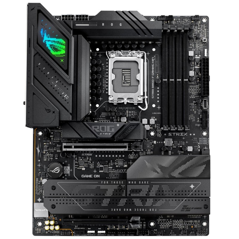 Osnovna plošča LGA1851 Asus ROG Strix B860-F Gaming WiFi ATX 1xHDMI 1xDisplayPort ASUS Osnovna plošča LGA1851 Asus ROG Strix B860-F Gaming WiFi ATX 1xHDMI 1xDisplayPort