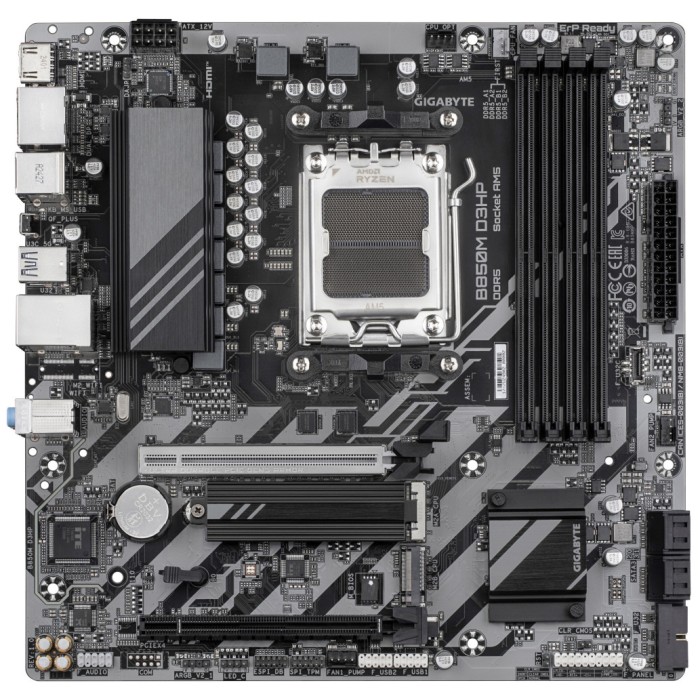 Osnovna plošča AM5 GigaByte B850M D3HP microATX 1xHDMI 2xDisplayPort Osnovna plošča AM5 GigaByte B850M D3HP microATX 1xHDMI 2xDisplayPort