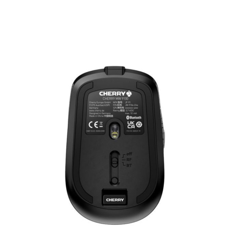 Miš Bluetooth + USB Cherry MW 9100 M 2400DPI 6 gumbov črna-srebrna (JW-9100-2) Cherry Miš Bluetooth + USB Cherry MW 9100 M 2400DPI 6 gumbov črna-srebrna (JW-9100-2)