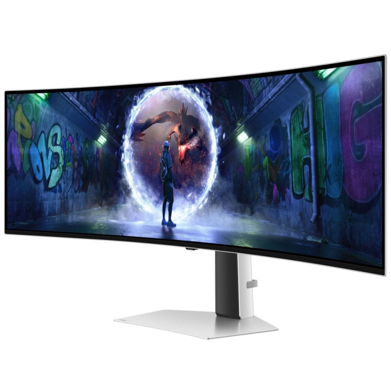 Monitor Samsung 124,5 cm (49,0) S49DG934SU 5120x1440 Curved Gaming 240Hz OLED 0,03ms HDMI Micro-HDMI DisplayPort USB-C 2xUSB-C-Out HAS DCI-P3-99% FreeSync Premium PRO HDR10+ Odyssey OLED G9 SAMSUNG Monitor Samsung 124,5 cm (49,0) S49DG934SU 5120x1440 Curved Gaming 240Hz OLED 0,03ms HDMI Micro-HDMI DisplayPort USB-C 2xUSB-C-Out HAS DCI-P3-99% FreeSync Premium PRO HDR10+ Odyssey OLED G9