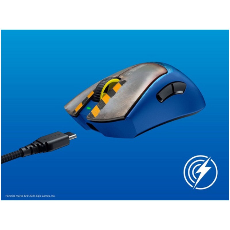 Miš Razer brezžična, USB DeathAdder V3 Pro optična gaming 30000DPI modra Fortnite Edition (RZ01-04630700-R3M1) Razer Miš Razer brezžična, USB DeathAdder V3 Pro optična gaming 30000DPI modra Fortnite Edition (RZ01-04630700-R3M1)