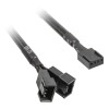 Splitter za ventilatorje Phanteks 1x -> 2x4-pin , črna PHANTEKS Splitter za ventilatorje Phanteks 1x -> 2x4-pin , črna