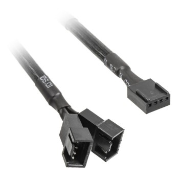 Splitter za ventilatorje Phanteks 1x -> 2x4-pin , črna Splitter za ventilatorje Phanteks 1x -> 2x4-pin , črna