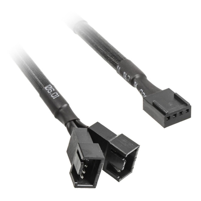 Splitter za ventilatorje Phanteks 1x -> 2x4-pin , črna PHANTEKS Splitter za ventilatorje Phanteks 1x -> 2x4-pin , črna