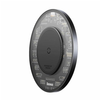 Hišni polnilec brezžični QI Baseus Simple 2 15W USB-C črna (CCJJ050001) Hišni polnilec brezžični QI Baseus Simple 2 15W USB-C črna (CCJJ050001)