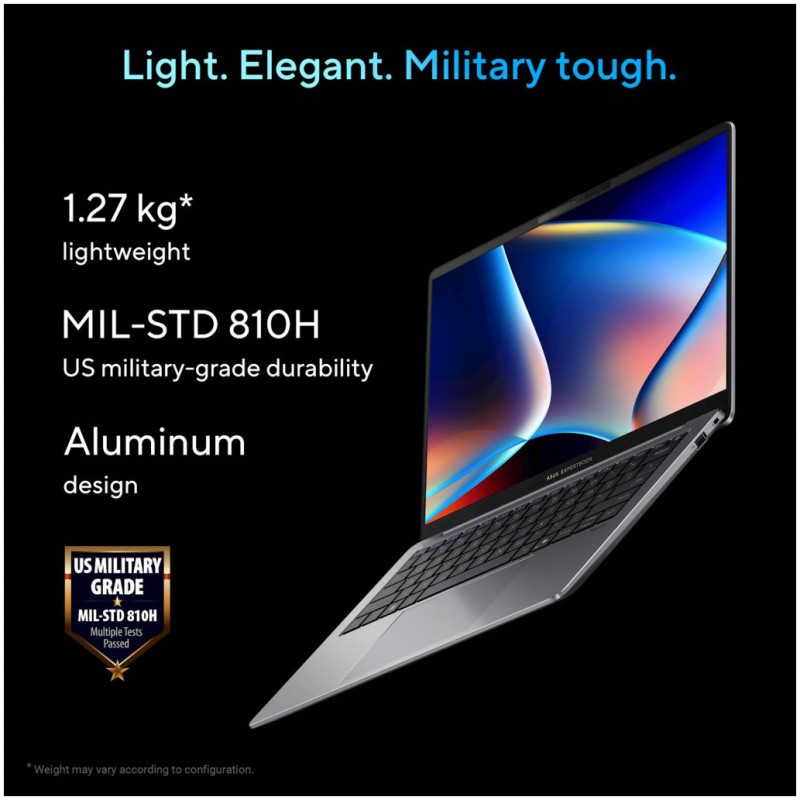 Prenosnik Asus 35,5 cm (14,0) ExpertBook P5 2560x1600 WVA 400nit 144Hz Ultra 7-258V/32GB/SSD1TB/BL/FP/Intel Graphics/Win11Pro (90NX0861-M00AN0) ASUS Prenosnik Asus 35,5 cm (14,0) ExpertBook P5 2560x1600 WVA 400nit 144Hz Ultra 7-258V/32GB/SSD1TB/BL/FP/Intel Graphics/Win11Pro (90NX0861-M00AN0)