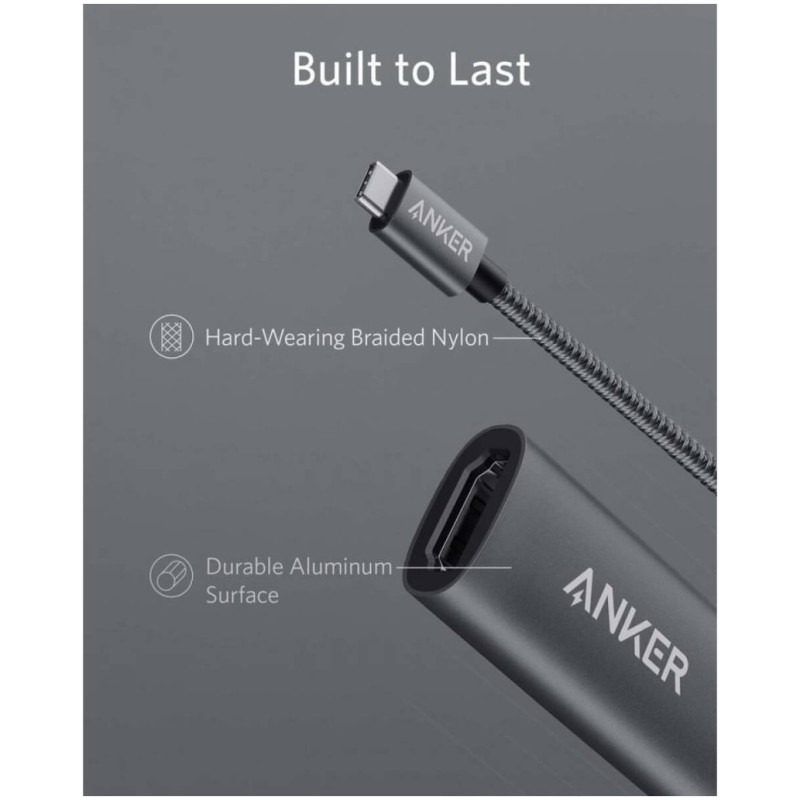 Adapter USB-C => HDMI 4K/60Hz Anker PowerExpand+ (A83120A1) ANKER Adapter USB-C => HDMI 4K/60Hz Anker PowerExpand+ (A83120A1)