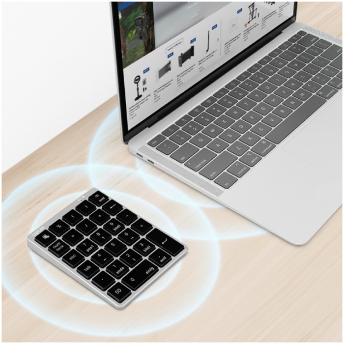 Tipkovnica Bluetooth 5.0 numerična Logilink ID0212 | srebrna (ID0212) Tipkovnica Bluetooth 5.0 numerična Logilink ID0212 | srebrna (ID0212)