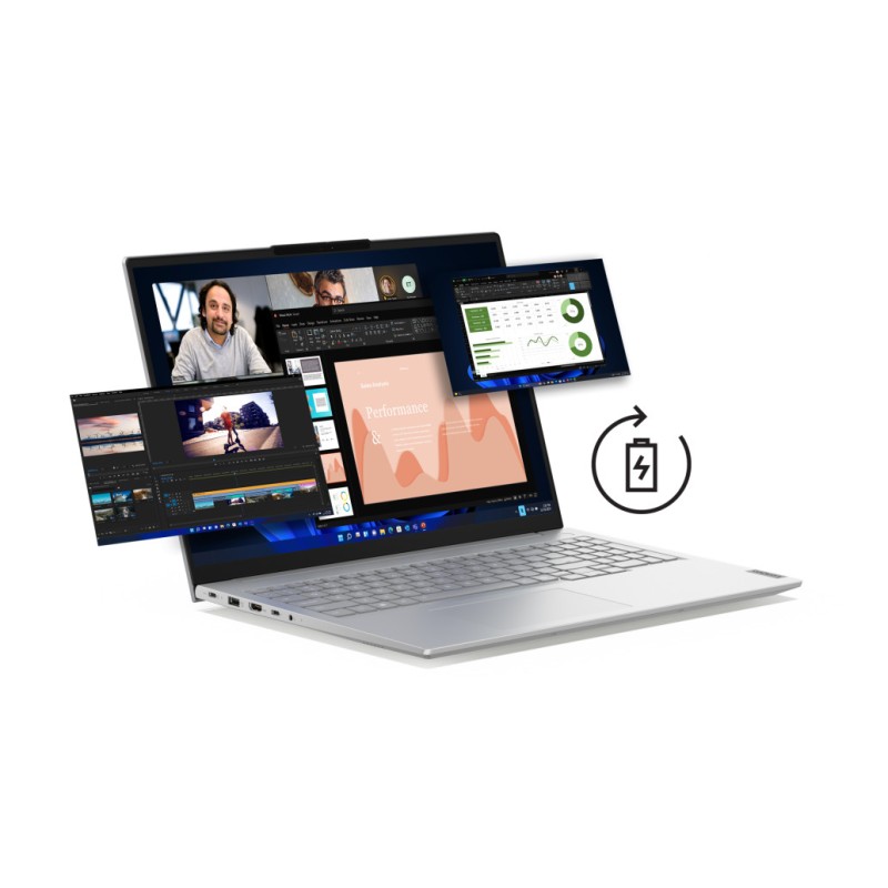 Prenosnik Lenovo 40,64 cm (16,0) ThinkBook 16 G8 1920x1200 IPS 300nit Ultra 5-225U/16GB/512GB/BL/FP/ALU-ABS/Intel Graphics/Win11Pro (21SK0076SC) Lenovo Prenosnik Lenovo 40,64 cm (16,0) ThinkBook 16 G8 1920x1200 IPS 300nit Ultra 5-225U/16GB/512GB/BL/FP/ALU-ABS/Intel Graphics/Win11Pro (21SK0076SC)
