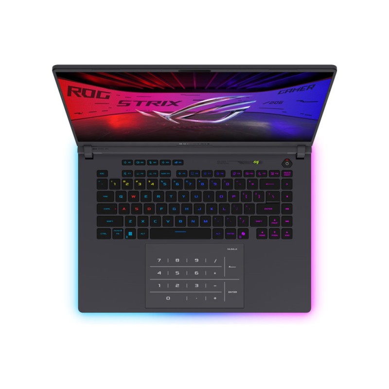Prenosnik Asus 40,64 cm (16,0) ROG Strix 2560x1600 IPS 500nit Ultra 9-275HX/32GB/SSD2TB/BL RGB/RTX5080-16GB/Win11Home (90NR0LG1-M00780) ASUS Prenosnik Asus 40,64 cm (16,0) ROG Strix 2560x1600 IPS 500nit Ultra 9-275HX/32GB/SSD2TB/BL RGB/RTX5080-16GB/Win11Home (90NR0LG1-M00780)