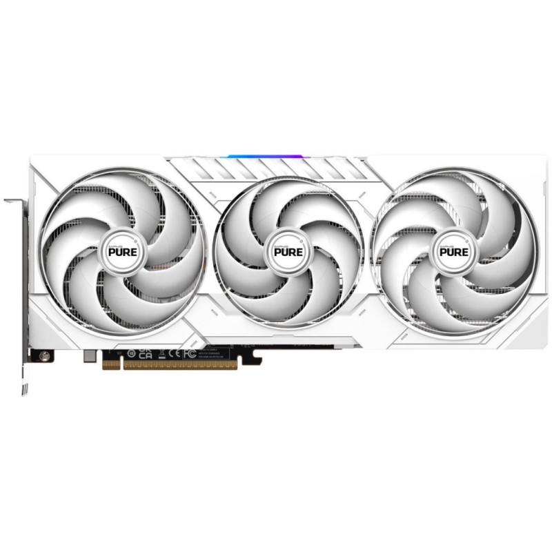 Grafična kartica AMD RX9070 XT Sapphire PURE bela - 16GB GDDR6 | 2xDisplayport 2.1 2xHDMI 2.1 (11348-02-20G) Sapphire Grafična kartica AMD RX9070 XT Sapphire PURE bela - 16GB GDDR6 | 2xDisplayport 2.1 2xHDMI 2.1 (11348-02-20G)