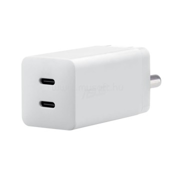 Hišni polnilec 100-240V => Asus 65W 2xUSB-C za mobilne telefone s priloženim kablom USB-C bel(AC65-05) Hišni polnilec 100-240V => Asus 65W 2xUSB-C za mobilne telefone s priloženim kablom USB-C bel(AC65-05)