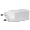 Hišni polnilec 100-240V => Asus 65W 2xUSB-C za mobilne telefone s priloženim kablom USB-C bel(AC65-05)